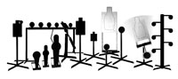 Steel targets, steel target training, steel shooting targets, steel pistol targets, steel rifle targets, shooting range targets