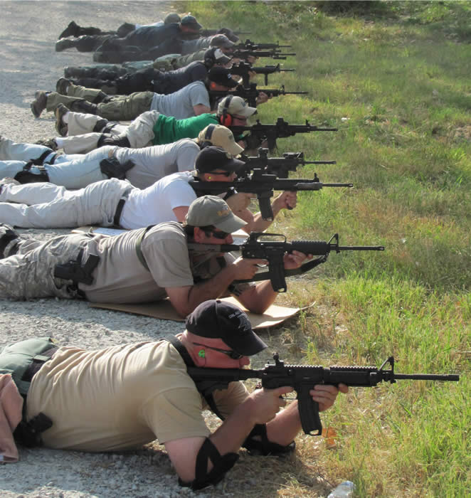 Basic Patrol Rifle Course - Shooting from the Prone Position