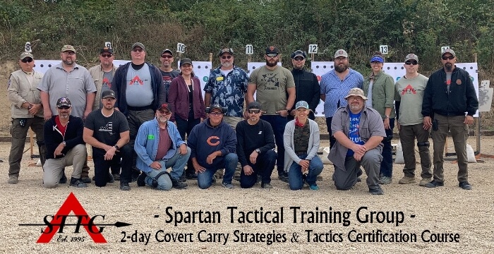 2-day Covert Carry Handgun Strategies & Tactics Course at The Site Training Facility in Mount Carroll, Illinois